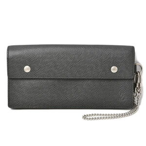 Louis Vuitton Accordon Taiga Wallet Ardoise Chain